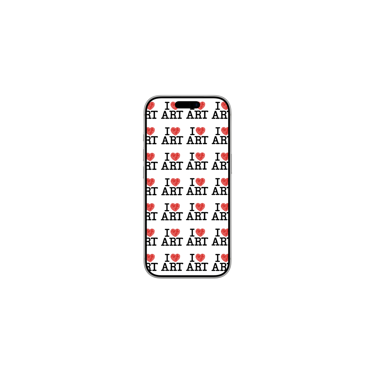I <3 ART wallpaper